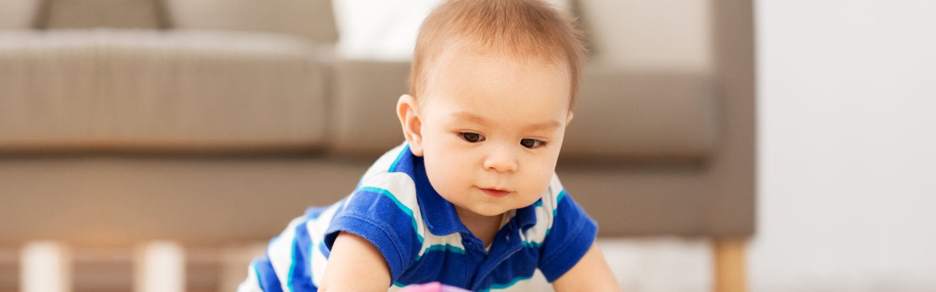 infant playing toy