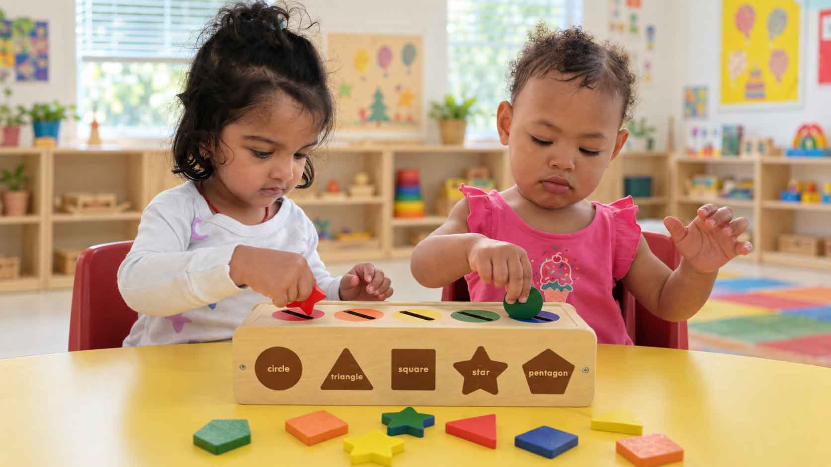 Montessori for toddlers at Happy Flower Montessori in Texas